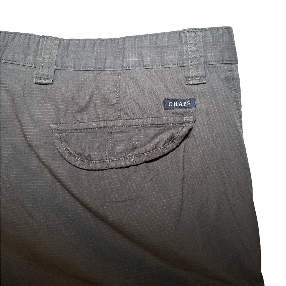 Chaps Men's Size 40 Shorts Dark Gray Cargo Hiking Golf Shorts - Picture 4 of 7